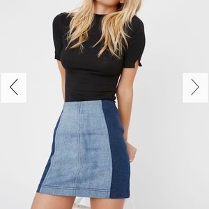 Free People Modern Femme Denim Mini